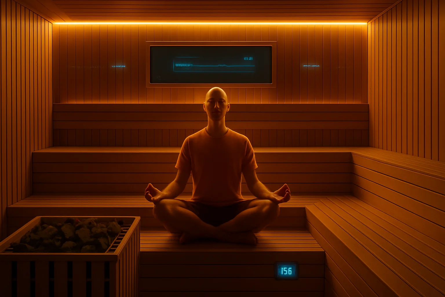 Sauna therapy as a biohacking tool for cognitive performance and longevity.