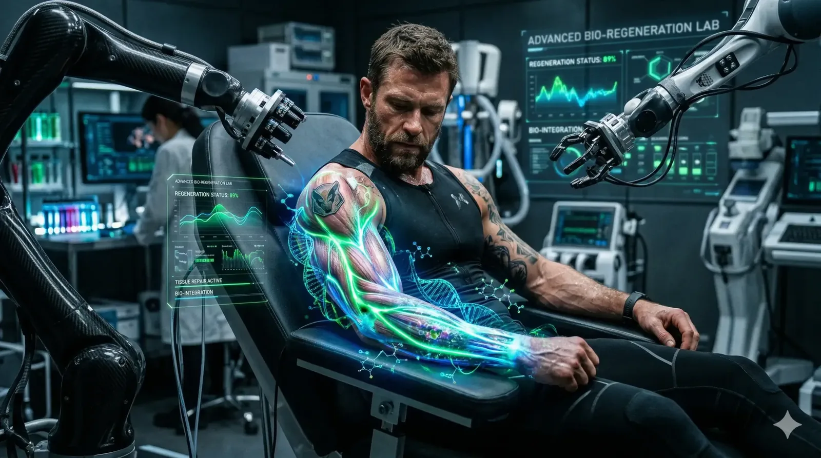BPC-157 and TB-500, the two research peptides combined in the Wolverine Protocol stack for tissue repair and recovery.
